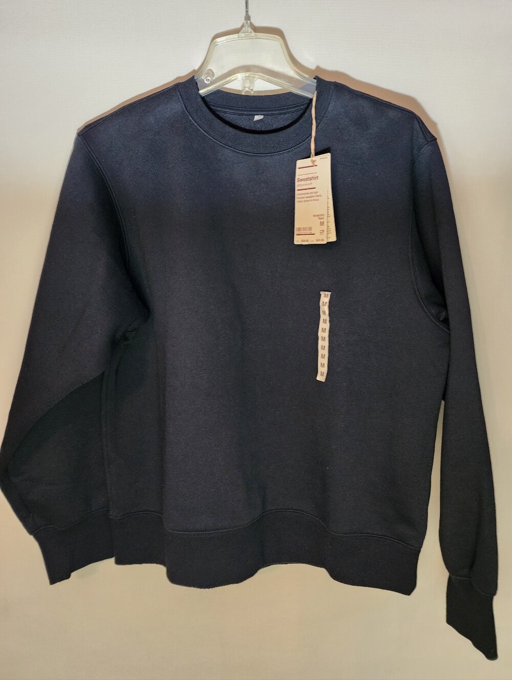 MUJI WOMEN'S CREWNECK SWEATSHIRT SIZE M NWT
